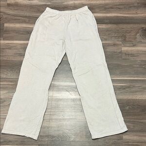 Brandy Melville Cream Sweatpants
